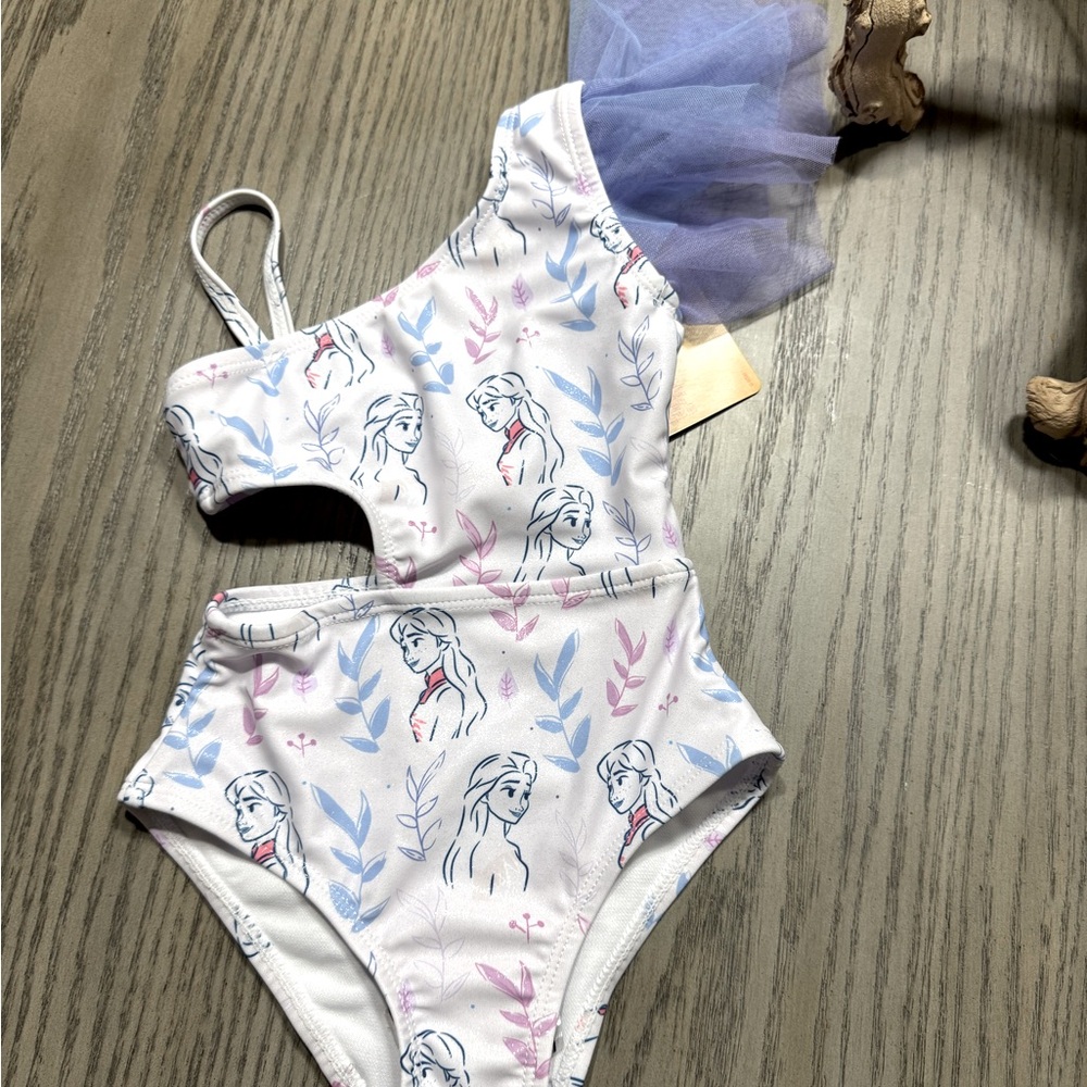 NWT DISNEY Frozen Girls Swimsuit Sz 3